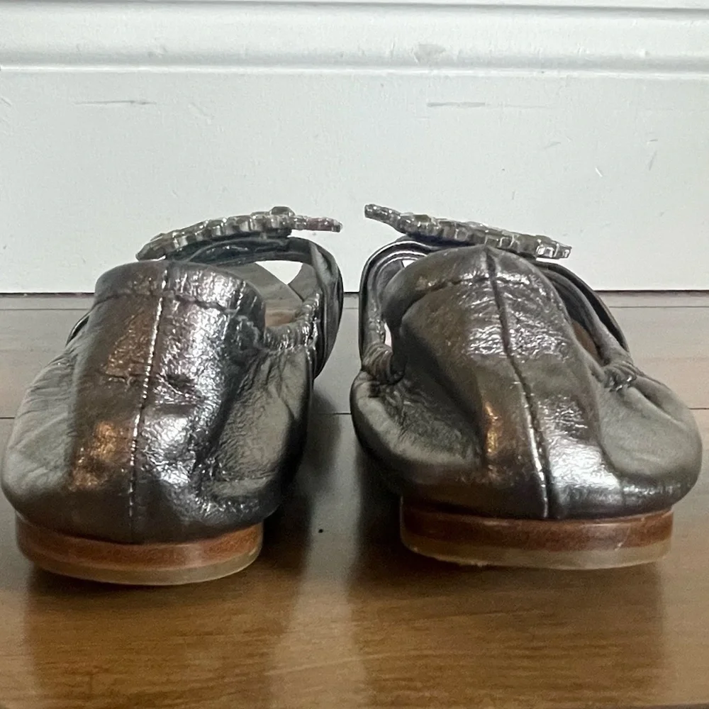 Miu Miu - silver ballerina flats size 36.5 EU​​